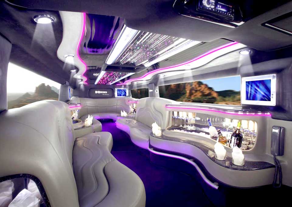 Hummer Stretch Limo interior 2