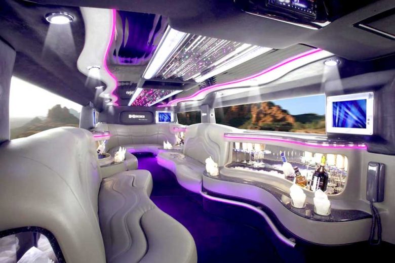 Hummer Stretch Limo interior 2